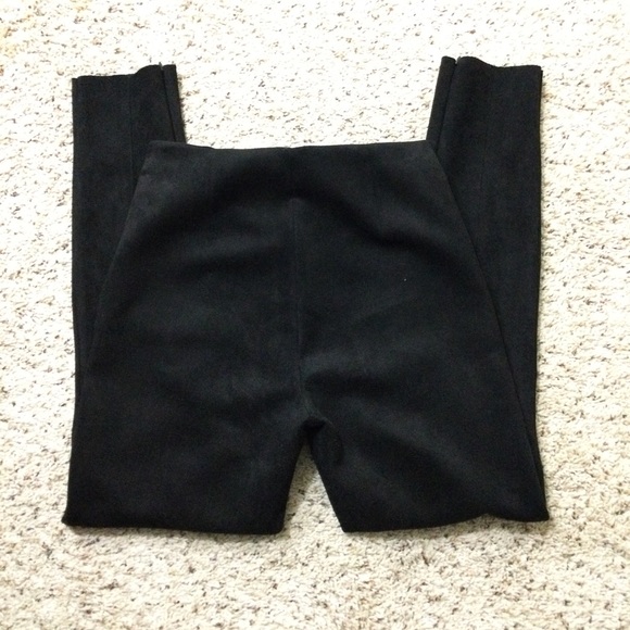 Zara Pants Faux Suede Pull On Leggings Bundle Size S - Picture 10 of 11
